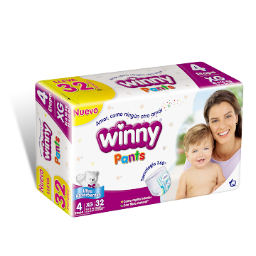 Pañales Winny Pants Etapa 4 G Pañales x 32 und undefined