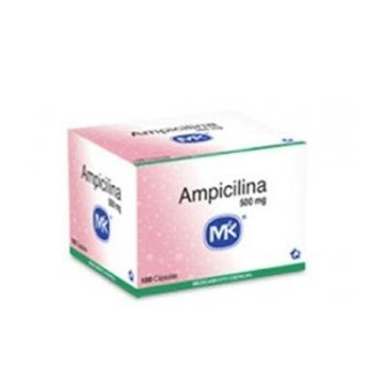 **Ampicilina Mk 500Mg Cápsulas Caja X100Cáp.                              
