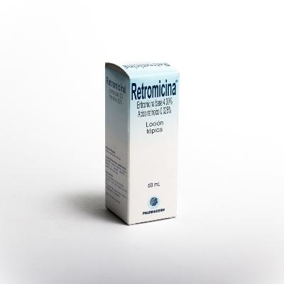 Retromicina Ácido Retinoico + Eritromicina 4/0.025% Pharmaderm Frasco x 60 ml