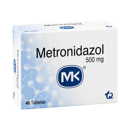 Metronidazol MK 500 mg Caja x 40 Tabletas