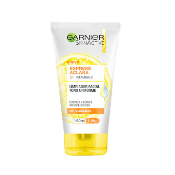 Gel Limpiador Garnier Express Aclara Vitamina C x 150 ml  