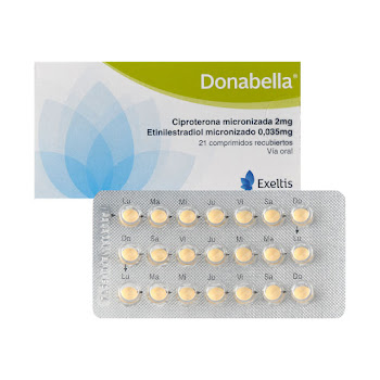 Donabella Ciproterona + Etinilestradiol 2mg/0.035mg Exeltis Caja x 21 Comprimidos  