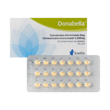 Donabella Ciproterona + Etinilestradiol 2mg/0.035mg Exeltis Caja x 21 Comprimidos  