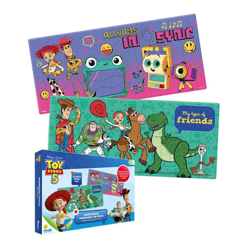 Rompecabezas X 180 Piezas Toy Story 5 RONDA CAJA x 1 Rompecabezas X 180 Piezas Toy Story 5

Diviértete armando y desarmando nuestro rompecabezas, doble faz, con estas dos increíbles imágenes en una sola lamina.

* Rompecabezas
* Arma
* Desarma
* Colecci