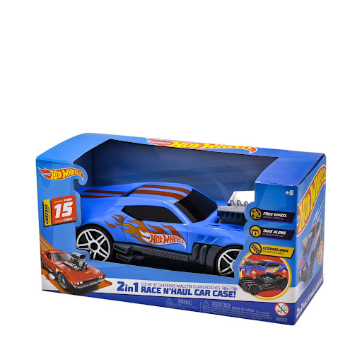 Carro Organizador 2 En 1 Free Wheels Para 15 Carros Hot Wheels Hot Wheels Caja x 1 ĦOrganiza y transporta tus coches favoritos con el Car Case 2 en 1 Free Wheels para 15 Carros de Hot Wheels! Este práctico estuche no solo almacena hasta 15 coches, sino que también se convierte en un