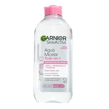 Agua Micelar Garnier Todo En 1 x 400 ml  