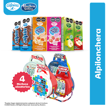 Lonchera Alpina Regreso a Clases Yogo, Alpina y Frutto x 1 und  
