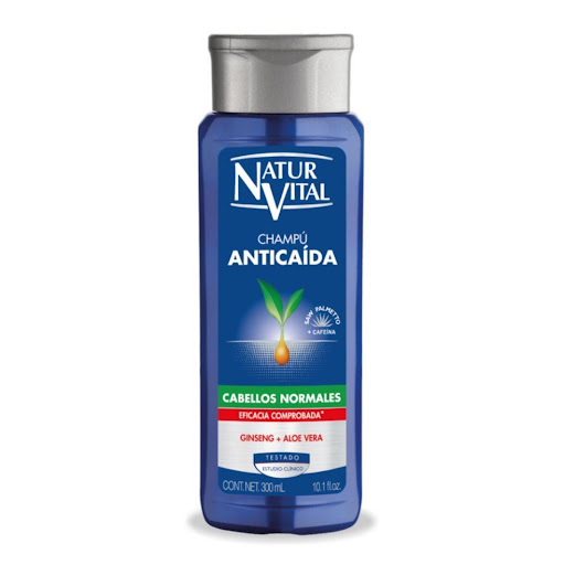 Champú Naturvital Anticaída Cabellos Normales x 300 cm³ NATURVITAL Frasco x 1 Und 