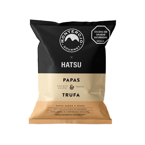 Papas Monterojo X Hatsu   Sabor Trufa x 100 gr