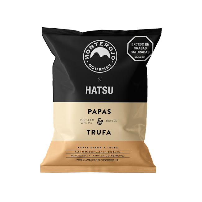 Papas Monterojo X Hatsu   Sabor Trufa x 100 gr  