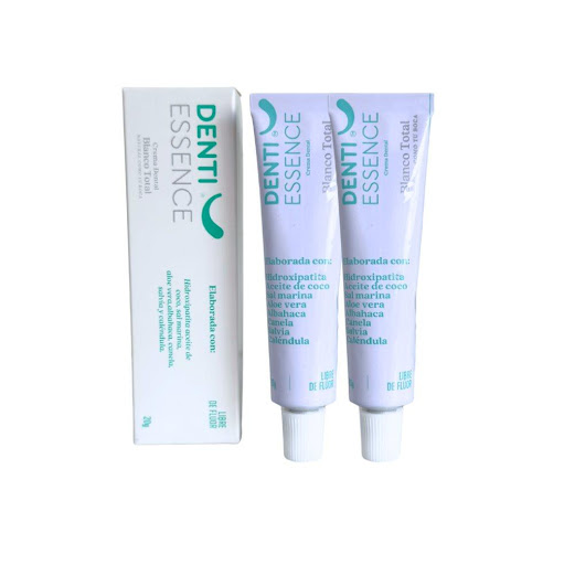 CREMA DENTAL BLANCO TOTAL  VIAJERA KIT POR 2 UNIDADES DENTI ESSENCE Tubo por 20 g x 2 Unidades undefined