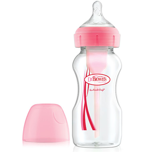 Tetero Dr Browns 9 Oz Estandar Options Rosado x 1 und