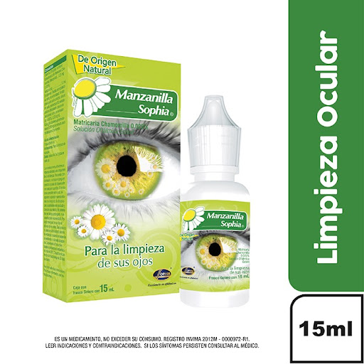 Manzanilla Solución Oftálmica Sophia Frasco x 15 ml