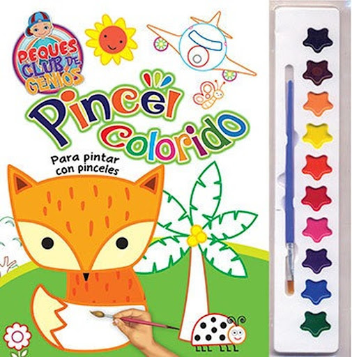 Peques Club De Genios. Pincel Colorido Latinbooks  x 1 Peques Club De Genios. Pincel ColoridoEstos libros invitan a los pequeños artistas a experimentar con diferentes materiales para colorear: lápices, pinceles, stickers y sus propios dedos. Cada libro t
