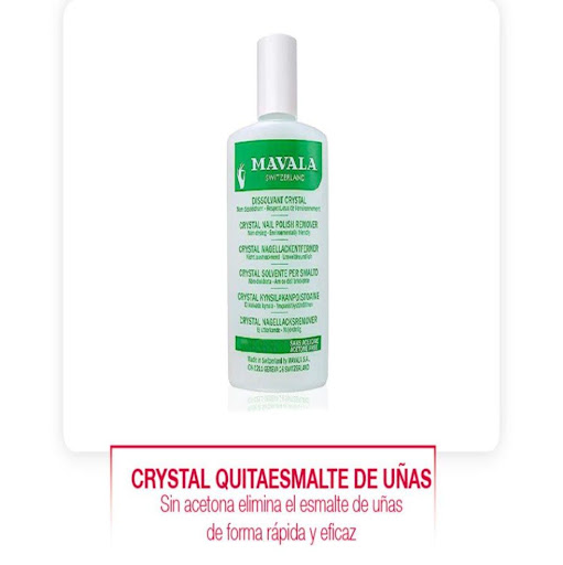 MAVALA REMOVEDOR DE UÑAS VERDE 50 ML  MAVALA MAVALA REMOVEDOR DE UÑAS VERDE 50 ML  x 50 ML CRYSTAL NAIL POLISH REMOVER ha sido meticulosamente desarrollado para cumplir con las exigencias específicas de nuestros consumidores más conscientes. Su principal anhelo: un quitaesmalte que sea amab
