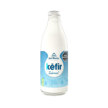 Kéfir San Martin Descremado Sabor Natural Con Stevia Botella x 1000 gr  