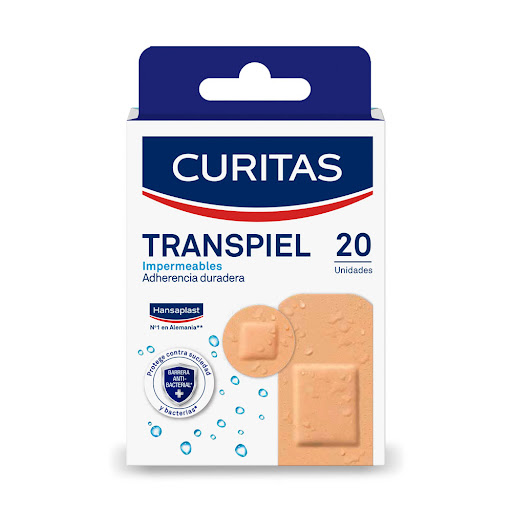Curitas Transpiel Hansaplast Impermeable Caja x 20 und