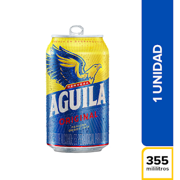 Cerveza Aguila Lata x 355 ml   