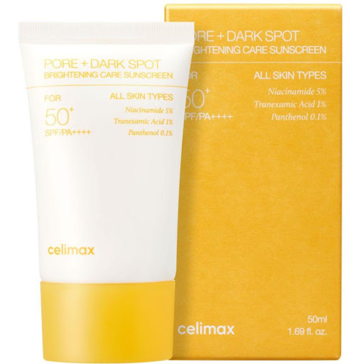 Celimax Protector Solar Anti-imperfecciones 50 mL CELIMAX CAJA x 1 Protector solar de amplio espectro corrector de Manchas Foto protección + tratamiento en un solo paso Previene la formación de manchas en la piel Hidratación ligera y acabado invisible1). ÁCIDO TRANEX