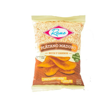 Pasabocas Ramo Plátano Maduro Paquete x 40 gr  