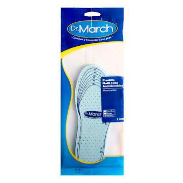 Plantilla Dr.March Infantil Multi-Talla Antimicrobios x 1 und  