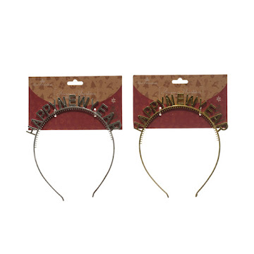 Balaca Navideña Mays Happy New Year Color Surtido x 1 und  