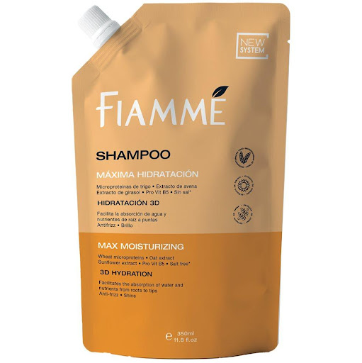 Shampoo Línea máxima hidratación 350ml Fiamme Doypack x 1 undefined