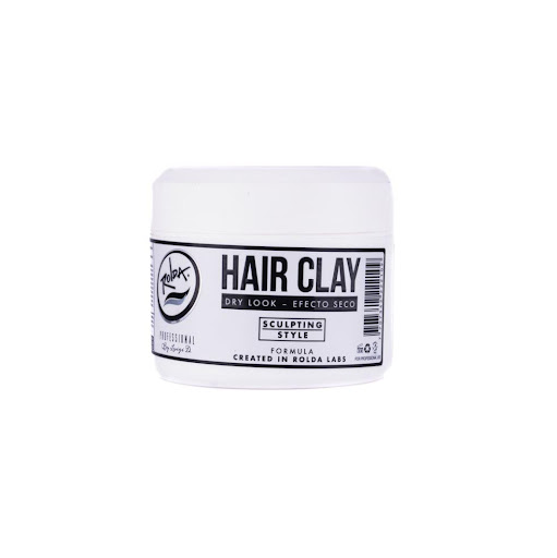 Cera Clay - Efecto Seco - Rolda - Look Matte - 150g Rolda Frasco x 1 Cera , Hair Clay , la cera fijadora diseñada especialmente para hombres que buscan un estilo moderno y texturizado. Con fijación media y acabado mate, este producto es ideal para crear peinados únicos