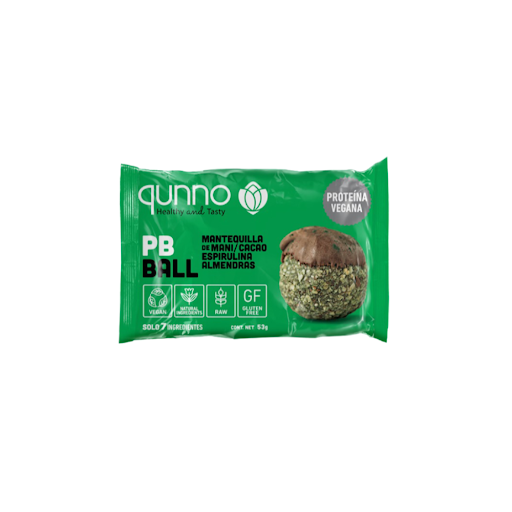 Trufa Proteina Vegana Qunno Cubierta de Cacao x 53 gr