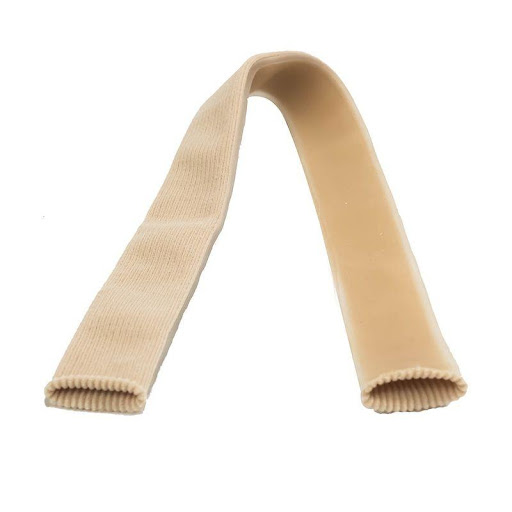 Tubo Recortado Semi Recubierto De Gel Pequeño Orthopauher  x 1 Venda con gel para el tratamiento de heridas de los dedos de los pies