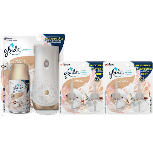 Pack Ahorro Glade Automático Vainilla Aparato + 6 Repuestos Glade Combo x 3