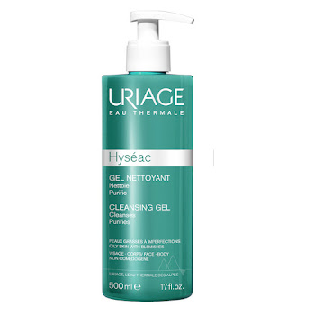 Gel Limpiador Uriage impuresas Hyseac Frasco x 500 ml  
