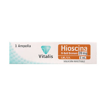Hioscina 20mg/1ml Vitalis Caja x 1 Ampolla  