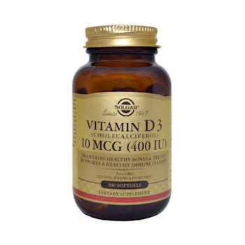 Suplemento Dietario Solgar Vitamina D3 Frasco x 100 Tabletas  