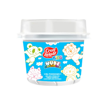 Helado Cremhelado Kids   Nube Colorida Vaso x 54 gr  