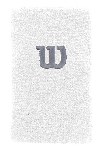Muñequera Wilson Unisex Adulto Extra Ancha Blanco Wilson Papeleta x 1 