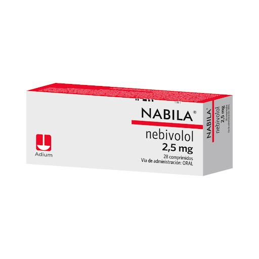 Nabila Nebivolol 2.5 mg Adium Caja x 28 Comprimidos