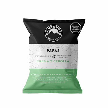 Papas Monterojo Crema y   Cebolla Paquete x 100 gr  