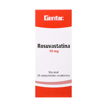 Rosuvastatina 10 mg Genfar Caja x 28 Comprimidos  