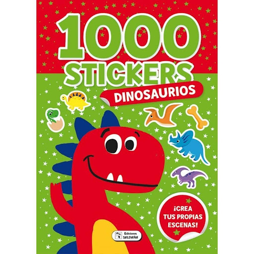1000 Stickers Dinosaurios Ediciones Saldana Libro x 1.0 1000 Stickers Dinosaurios  Ficha técnica de 1000 STICKERS DINOSAURIOS Nº de páginas: 88 Editorial: SALDAÑA Idioma: CASTELLANO Encuadernación: Tapa blanda ISBN: 9788491789017 Año de edición: 2022 Fecha