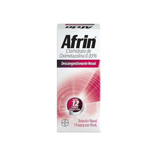 Afrin Clorhidrato de Oximetazolina 0. 05% Gotas Bayer Frasco x 15 ml
