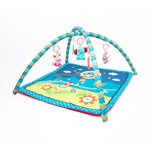 Gimnasio Didactico Bium Rectangular Bium Rectangular x 1 Espacio de juego que combina estimulación, diversión y aprendizaje. Cuenta con colores vivos, juguetes colgantes, sonajas y texturas suaves que fortalecen la motricidad fina y gruesa del bebé. Su base