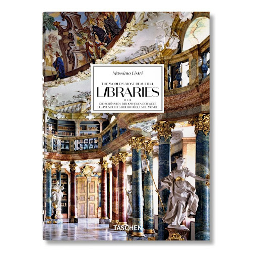 The Worlds Most Beautiful Libraries. 40th Ed. (t.d) Taschen Libro x 1.0 The Worlds Most Beautiful Libraries. 40th Ed. (t.d)  En este viaje fotográfico, Massimo Listri recorre algunas de las bibliotecas más antiguas e importantes para descubrir sus secretos arquitectónicos