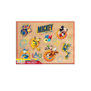 Solo Online Rompecabezas Mickey   Mouse Grande 7 Botones 