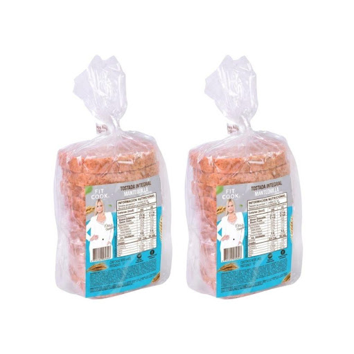 Tostada Multigranos  Fitcook By Mary Mendez 140 gr x 2 Producto de panadería elaborado a partir de harinas integrales con inclusión de fibra prebiotica, fermentada por la adición de levaduras activas que en conjunto con los demás ingredientes logran una m