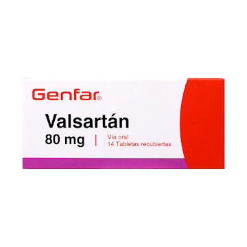 Valsartan 80 mg Genfar Caja x 14 Tabletas  