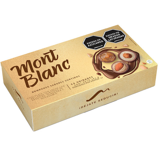 Chocolate Montblanc Bombones Surtidos Caja x 12 und