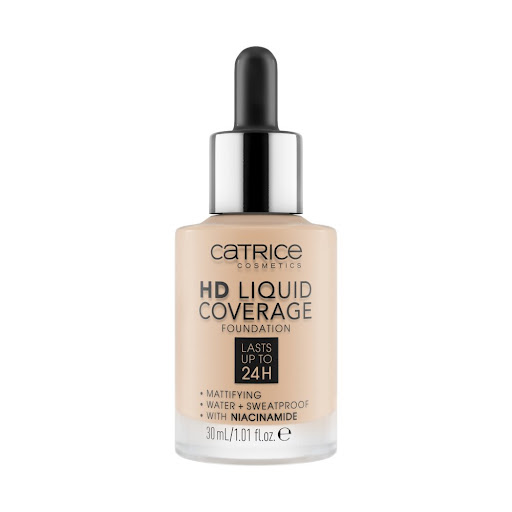Base Catrice Hd Liquid Coverage Tono 010 Light Beige Frasco x 30 ml