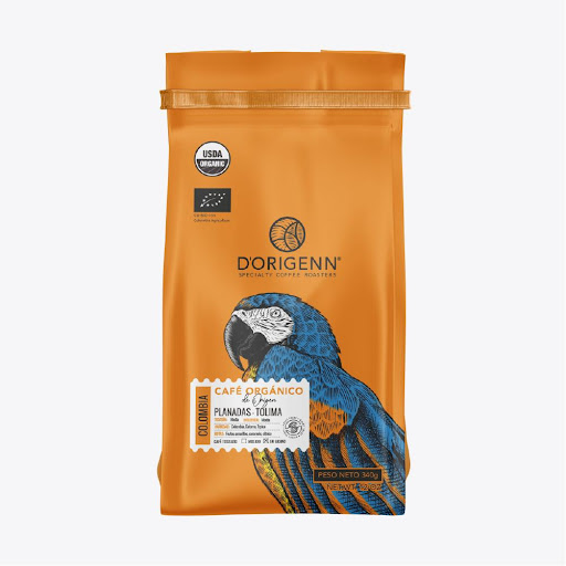 CAFE DORIGENN ORGANICO EN GRANO / TOSTADO X 340 gr D-ORIGENN BOLSA x 1 Café 100% Orgánico con certificaciones internacionales. Desde su plantación hasta su tueste es tratado de forma 100% natural y su proceso productivo garantiza la sostenibilidad y conservación de los r