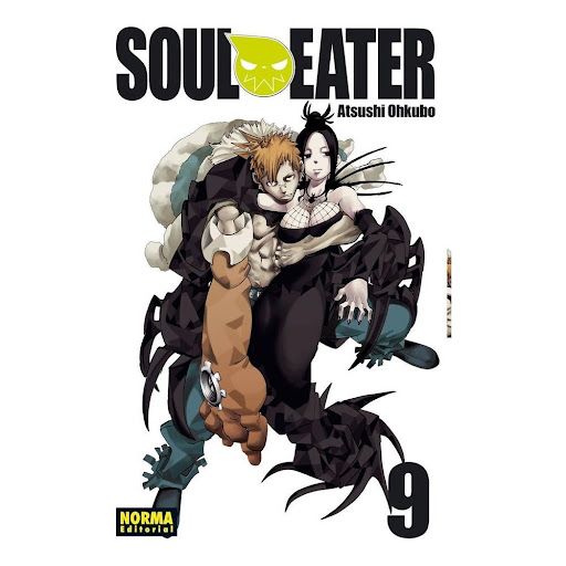 Soul Eater No. 9 Editorial Norma Libro x 1.0 SOUL EATER Nº 9   Hacer frente a una terrible amenaza como la organización Aracnofobia hace mella en los estudiantes de la AMAM. Especialmente en Crona, se siente dividida entre las enseñanzas y órden